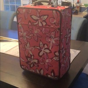Kate Spade Carry On Luggage Multi Pink Flowered